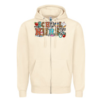 Sandshell school nurse Zipper Hoodie - OliviaCreatesArt