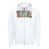 White school nurse Zipper Hoodie - OliviaCreatesArt