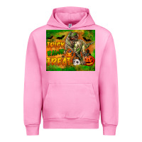 Fuchsia Pink Trick Rawr Treat Urban Hoodie - LillyAllenDesigns