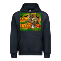 Navy Trick Rawr Treat Urban Hoodie - LillyAllenDesigns