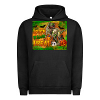 Pigment Black Trick Rawr Treat Urban Hoodie - LillyAllenDesigns