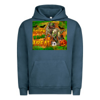 Pigment Midnight Navy Trick Rawr Treat Urban Hoodie - LillyAllenDesigns
