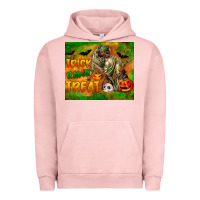Pigment Salmon Trick Rawr Treat Urban Hoodie - LillyAllenDesigns