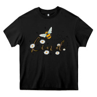 Black bee kind Heavy Core Tee - MaliasSmallBusiness