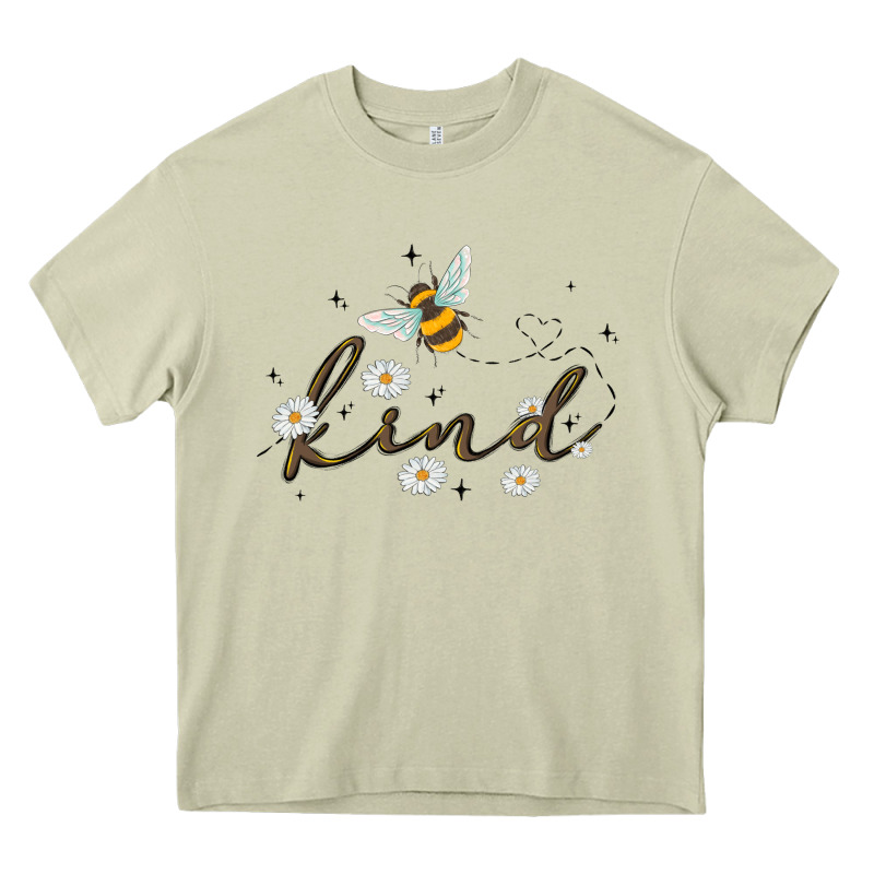 Bee Kind Heavy Core Tee by MaliasSmallBusiness | Teevron