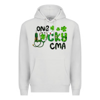 Dove Grey one lucky certified medical assistant cma Premium Hoodie - RanaPortraitStore