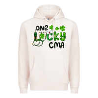 Pale Pink one lucky certified medical assistant cma Premium Hoodie - RanaPortraitStore