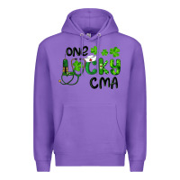 Purple one lucky certified medical assistant cma Premium Hoodie - RanaPortraitStore