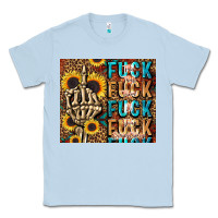 Dusty Blue fuck Classic Tee - LillyAllenDesigns