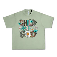 Oil Green child of god Urban Heavy Tee - Artiststas