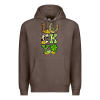 Coffee St. Patrick's Western lucky Premium Hoodie - OliviaCreatesArt