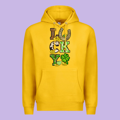 St. Patrick's Western Lucky Premium Hoodie Designed By Oliviacreatesart