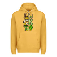 Mustard St. Patrick's Western lucky Premium Hoodie - OliviaCreatesArt