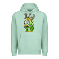 Seafoam St. Patrick's Western lucky Premium Hoodie - OliviaCreatesArt