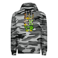 Slate Camo St. Patrick's Western lucky Premium Hoodie - OliviaCreatesArt