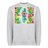 Heather Grey aloha summer Heavyweight Sweatshirt - TumblerDesignByShophia