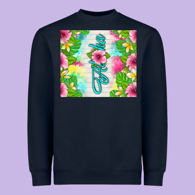 Aloha Summer Heavyweight Sweatshirt Designed By Tumblerdesignbyshophia