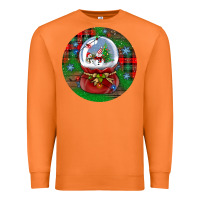 Carrot snow globe christmas ornament Premium Sweatshirt - BundleAndBundleShop