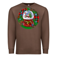 Chestnut snow globe christmas ornament Premium Sweatshirt - BundleAndBundleShop
