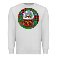 Dove Grey snow globe christmas ornament Premium Sweatshirt - BundleAndBundleShop