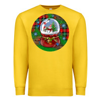 Lemon snow globe christmas ornament Premium Sweatshirt - BundleAndBundleShop