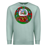 Seafoam snow globe christmas ornament Premium Sweatshirt - BundleAndBundleShop