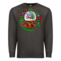 Smoke snow globe christmas ornament Premium Sweatshirt - BundleAndBundleShop