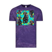 Cloud Purple Chimpanzee And Banana Vintage Tee - LillyAllenDesigns