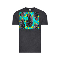 Vintage Black Chimpanzee And Banana Vintage Tee - LillyAllenDesigns