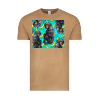 Vintage Camel Chimpanzee And Banana Vintage Tee - LillyAllenDesigns