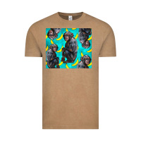 Vintage Coffee Chimpanzee And Banana Vintage Tee - LillyAllenDesigns