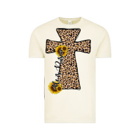 Vintage Arctic he is risen leopard cross Vintage Tee - JahusDesignShop