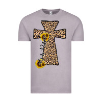 Vintage Zinc he is risen leopard cross Vintage Tee - JahusDesignShop
