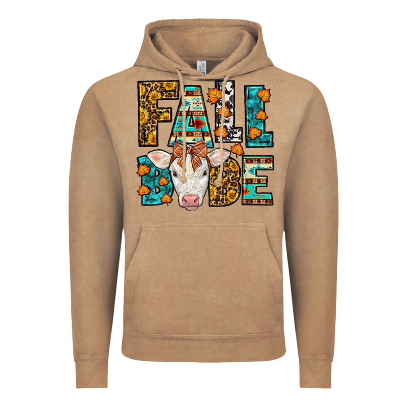 Fall Babe Baby Calf Vintage Hoodie by LillyAllenDesigns | Teevron