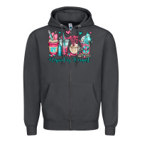 Smoke rt respiratory therapist coffee cups Zipper Hoodie - OliviaCreatesArt