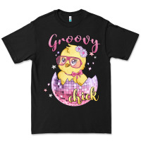 Black groovy chick easter Premium Tee - MaliasSmallBusiness