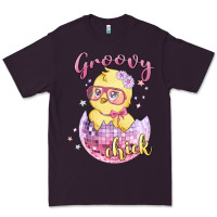 Plum groovy chick easter Premium Tee - MaliasSmallBusiness