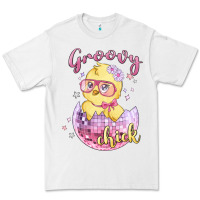 White groovy chick easter Premium Tee - MaliasSmallBusiness