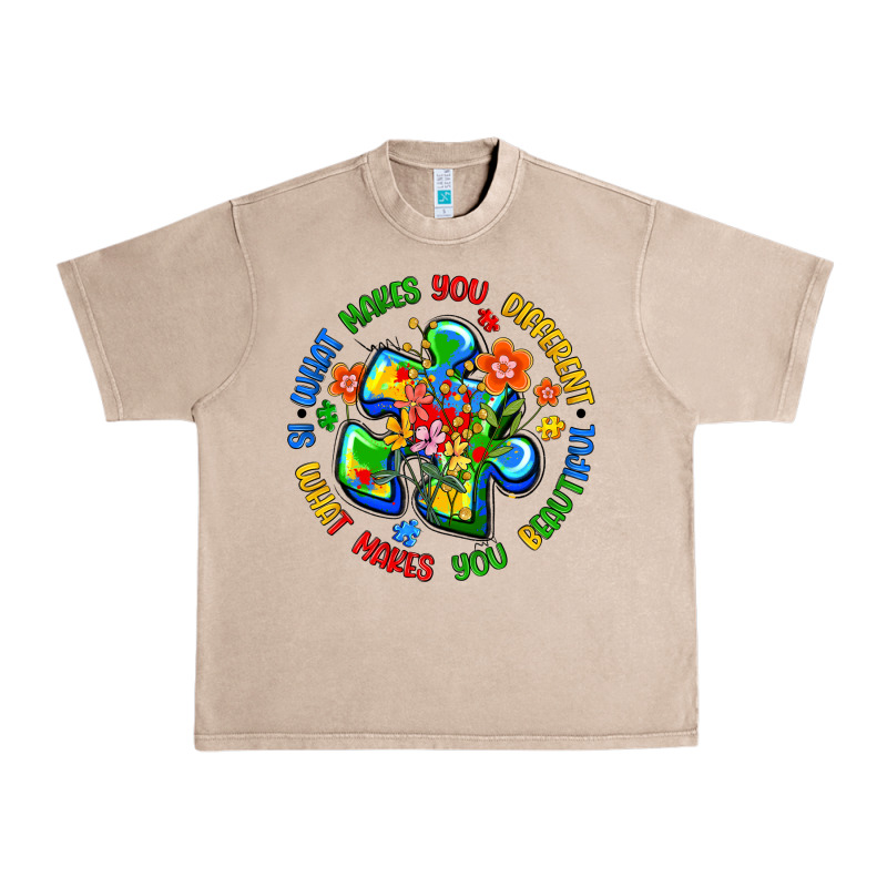 What Makes You Different Is What Makes You Beautif Urban Heavy Tee by Artiststas | Teevron