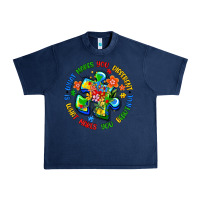 Navy what makes you different is what makes you beautif Urban Heavy Tee - Artiststas