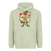 Matcha im the chatty elf Heavyweight Hoodie - FaDigitalArtStudio