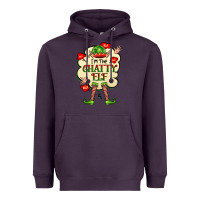 Plum im the chatty elf Heavyweight Hoodie - FaDigitalArtStudio