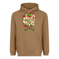 Toasted Coconut im the chatty elf Heavyweight Hoodie - FaDigitalArtStudio