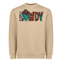 Mushroom Western Howdy Gemstone Cowboy Hat Heavyweight Sweatshirt - HowdyJamesFarm