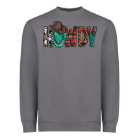 Storm Western Howdy Gemstone Cowboy Hat Heavyweight Sweatshirt - HowdyJamesFarm