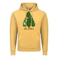 Vintage Mustard ohh Christmas trees Vintage Hoodie - RanaPortraitStore
