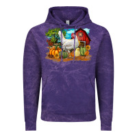 Cloud Purple Fall Chicken Vintage Hoodie - LillyAllenDesigns