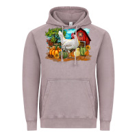 Vintage Zinc Fall Chicken Vintage Hoodie - LillyAllenDesigns