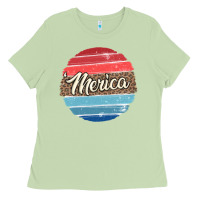 Matcha leopard merica Ladies Tee - MaliasSmallBusiness