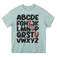 Arona pride alphabet Heavy Core Tee - MaliasSmallBusiness